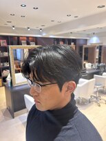 アルム オモテサンドウ(ALLM omotesando)&nbsp;キムスヒョン風ヘア　韓国ヘア　ダウンパーマ　表参道