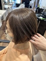 アントワープトーキョー(antwerp TOKYO)&nbsp;40代50代大人ボブ白髪ぼかしハイライト酸性ストレート髪質改善