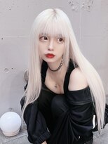 ドットハリス(.Hallis)&nbsp;ハイトーンカラー/ホワイトカラー/髪質改善/エクステ