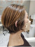 丸みショートボブ
