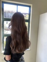 ニュイ 高槻 阪急茨木店(nui)&nbsp;黒髪ボブルフネビージュ小顔ワンレンスペインカール