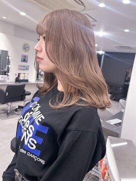 キング 枚方店(K!ng) 縮毛矯正髪質改善ハイライトレイヤーカット枚方美容室エクステ