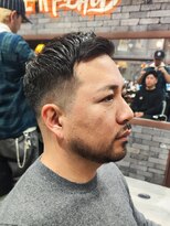 スリーセント 栄(3/cent) フェザーアップ/スキンフェード/フェードカット