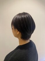 ニシオギ ヴォイス 西荻窪店(nishiogi voice)&nbsp;大人かわいい　すっきり爽快黒髪ショート　髪質改善