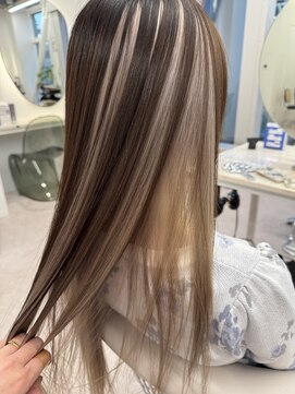 グーフィートーキョー 銀座(Goofy Tokyo) Goofy銀座/スーパーロングアンブレラカラーブリーチダブルカラー