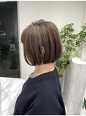 大人美人ボブ40代50代白髪ぼかし白髪染め博多