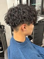 エルマーク 京都河原町(L-MARK)&nbsp;マッシュスパイラルパーマツイストスパイラル波巻きメンズ