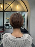 ミニウルフレイヤーカット顔周りカット前髪カットショート/大宮