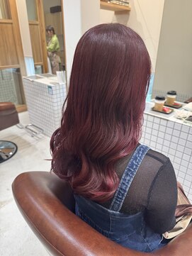 ファスナーグランデ(fustener grande) カシスレッドカラー