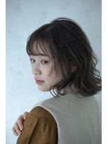 ヘアメイク グランドブロッサム 川越神明町店(HAIR&MAKE Grand Blossom)&nbsp;グレージュカラーヘアカラーレイヤーボブ川越神明町本川越