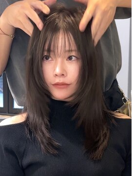 ジアン テラス(GIEN TERRASSE) フェイスレイヤーカットミディアムレイヤー/岸本