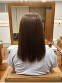 髪質改善ストレート×ミディアムレイヤー