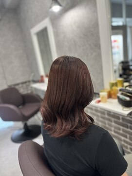 パーク なんば本店(PARK.) ブリーチなしレッドブラウン