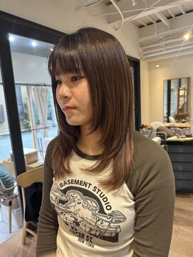 アムヘアー(A.M. hair) レイヤーカット/ミディアムレイヤー/ウルフカット/レイヤーボブ