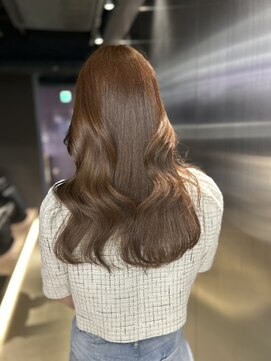 ペレ 渋谷(PELE) くびれヘア/アプリコットオレンジ/夏のヘアアレンジ/渋谷