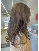 ナル(nalu.) オリーブベージュ/ロングレイヤー