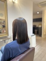 シュプレミュー(Supremu)&nbsp;艶感ストレート大人ロブ/ヘッドスパ/髪質改善/白髪ぼかし