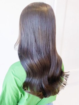 へアメイクワンプラス 四日市(HAIR MAKE ONEplus) 冬の透明感◎ブリーチなし!アッシュグレージュ×ロングボブ