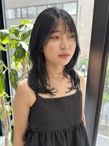 エンタリティリット(entality lit)&nbsp;ブルーブラック×レイヤーカット