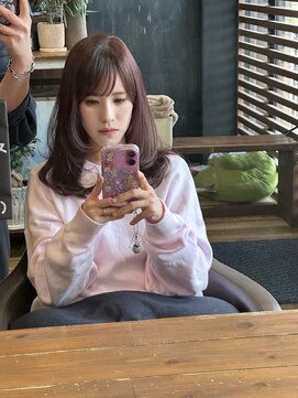 バンビ プライベート サロン(Bambi private salon) レイヤーミディアム　レイヤースタイル　ミディアムレイヤー