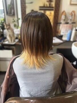 ヘアクリニックサロン アゲート(Hair Clinic Salon Agate) 白髪ぼかしハイライト