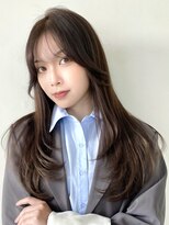 シャルムバイケンジ(Charm.by KENJE) 前髪イメチェンピンクベージュアンブレラカラークールショート