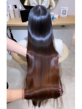 サンド 池袋(sand) 髪質改善ストレート×縮毛矯正 艶髪ロング