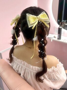 ゴート アミティ(G.O.A.T AMITY) ガーリースタイル/心斎橋/ヘアメ/セットサロン