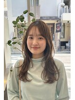 トレ(tre.)&nbsp;髪質改善 レイヤースタイル 大人可愛い