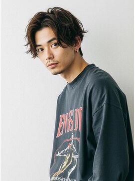 ヘアーループセラデザインワークス(Hair ruup Sela design works) センターパート＆ニュアンスパーマ