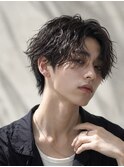 強めツイストスパイラルセンターパート