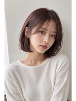 ヘアーサロンクレオ(CREO) ピンクブラウン