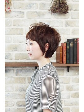 エルクバイコットン(elk by Cotton) 【elk by cotton平塚】ショートボブ/丸みショート/パーマ