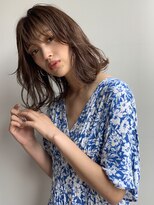 ブラウヘアアンドケア(care)&nbsp;外ハネボブ&シースルーバング