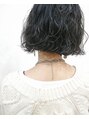 リトル リンク 福岡(little×link) ボブにパーマ☆切りっぱなし感としっかりウェーブがかわいい^^