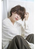 透明感★柔らかベージュの大人ナチュラルロブ★２０代３０代