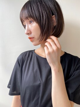 ガレージ バイ グリーン 原宿 表参道(Garage by green) 【loki】ナチュラルボブ×スリークブラウン