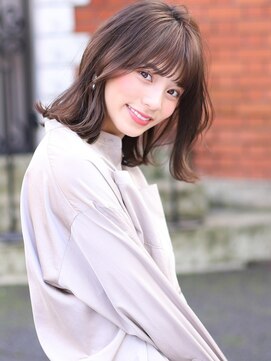 グランド(GRAND) ココアブラウン/フリンジウェーブ/20代/30代/40代/表参道