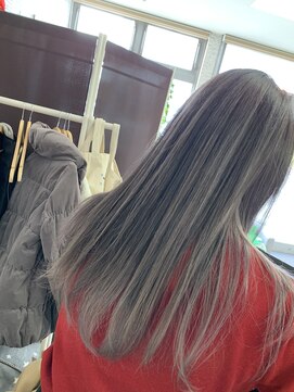 ホワイト(WHITE) [WHITE  RYOTA]エアータッチバレイヤージュ＋ベージュ