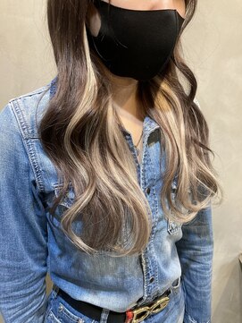 ルフレ 新宿本店1st(Reflet) 《インナーカラー×プルエクステ》#新宿#新宿三丁目#髪質改善
