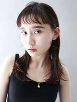 フリップビーアヴェダ(FLIP B AVEDA) 本八幡×アヴェダ×オン眉×セミロング×ウエットスタイリング