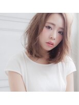 ルルディ バイ アフロディーテ銀座(luludi by APHRODITE) 黒髪/グレーベージュ/レイヤーロング/前髪パーマ/銀座