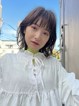 ホリデイズ ケアアンドスパ 練馬 豊島園(HOLIDAYS) 【HOLIDAYS】抜け感×タンバルモリボブ/練馬/髪質改善