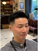 【LUDLOW BLUNT】サイドパート フェードカット