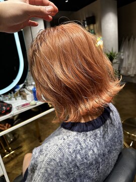 ハンナ 札幌(HANNAH) #オレンジカラー#ピレンジ#ケアブリーチ