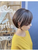 バレッタ(Barretta by neolive)&nbsp;脱白髪染め♪白髪ぼかしハイライト×丸みショート