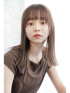 ゴロクヘアー(56 hair) オリーブグレージュ外ハネ【56hair 戸越銀座】