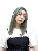 ヘア サロン イエロー(hair salon YELLOW) アッシュグリーン