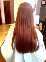 ナトゥーラ 八事店(Natura)&nbsp;ストレートロングサラツヤ髪明るめブラウンゆるふわ手ぐしで◎