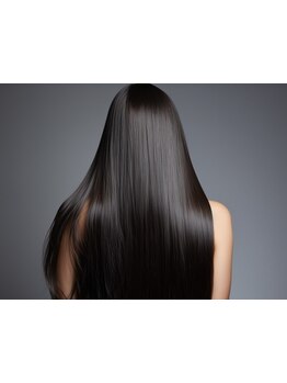 【シルキーストレート＋カット￥16280】頑固な癖毛や広がりも解決！毛先まで潤うサラツヤ質感に♪